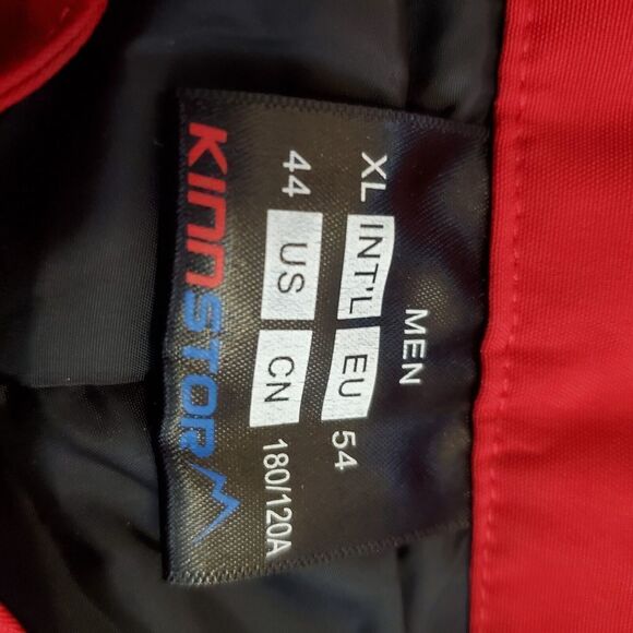 Kinnstorm Mens Ski snowboard Pants Size XL Red 38" waist Lined not insulated - Picture 12 of 13